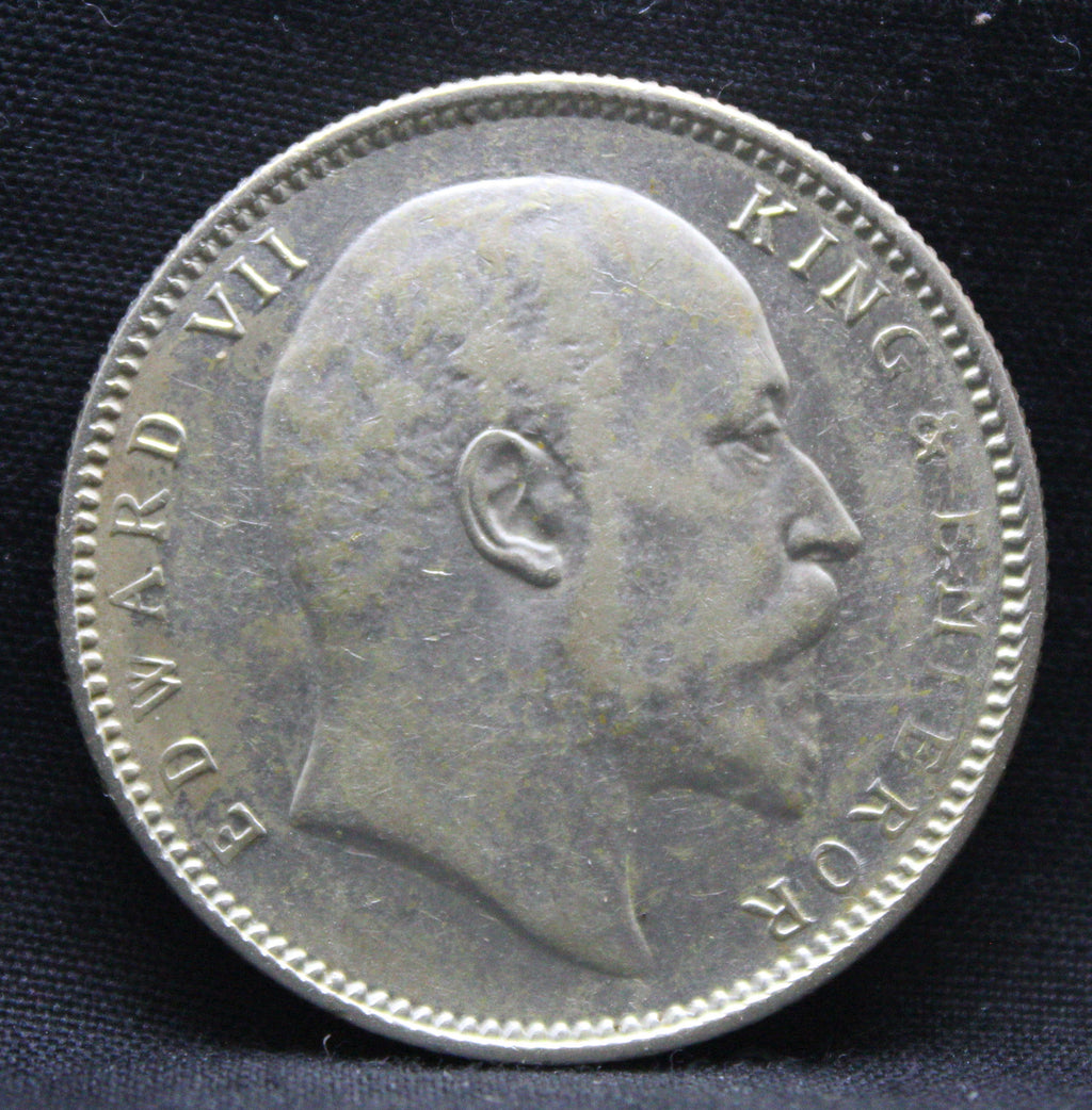 1 Rupee 1908 Edward VII Silver coins