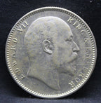 1 Rupee 1908 Edward VII Silver coins