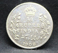 Quarter Rupees 1908 Edward VII Silver coins