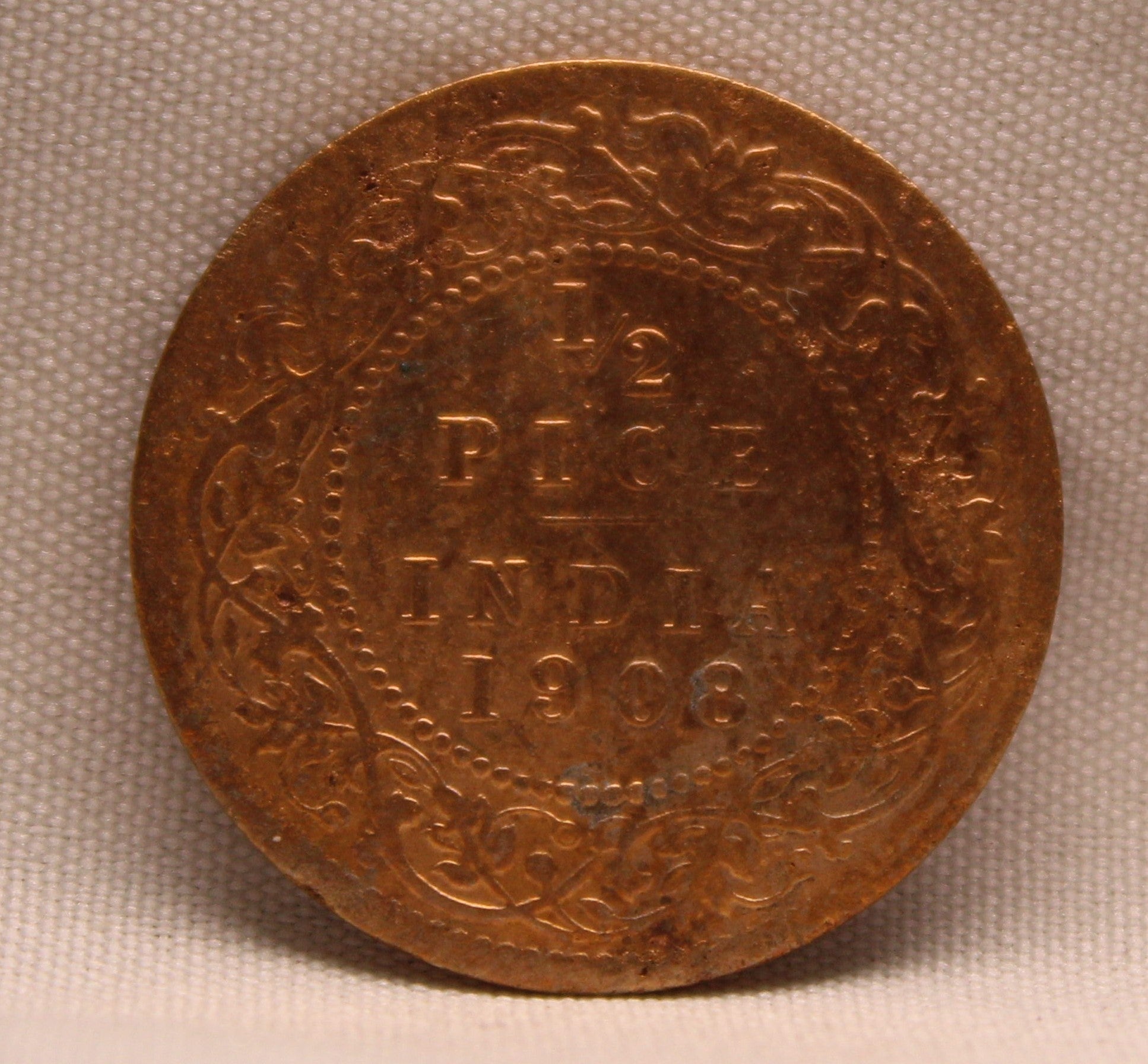 Half Pice 1908 Edward VII Bronze coins