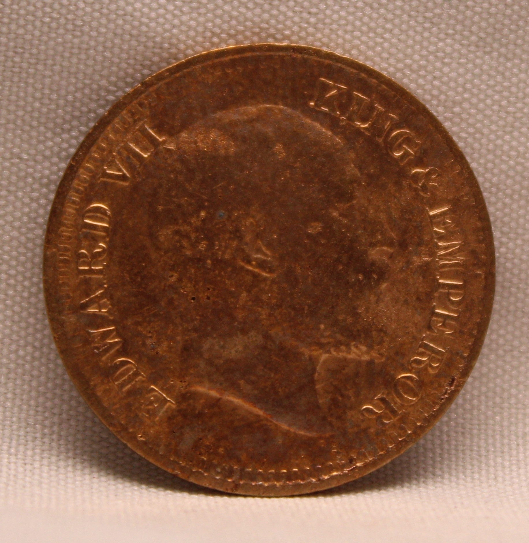 Half Pice 1908 Edward VII Bronze coins