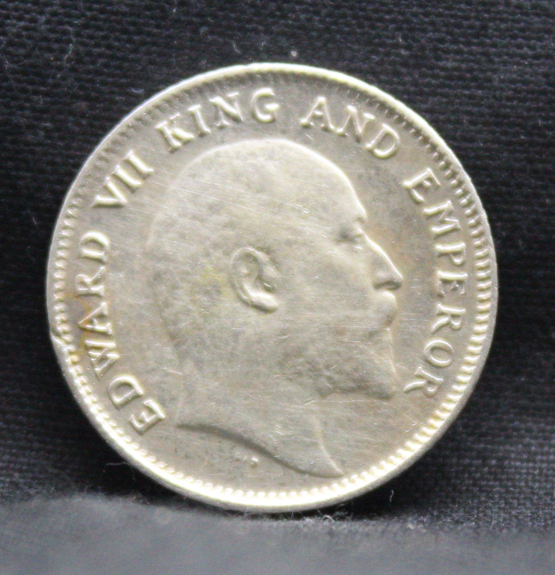 Quarter Rupees 1908 Edward VII Silver coins