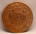 Quarter Anna 1908 Edward VII Bronze coins