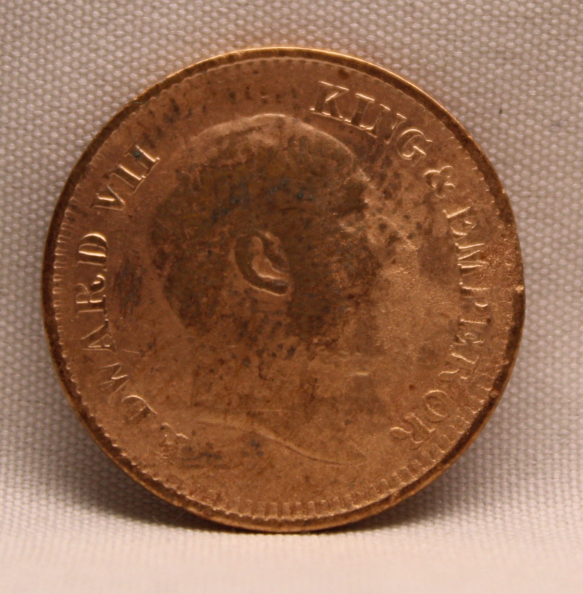 Half Pice 1908 Edward VII Bronze coins