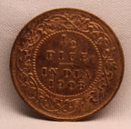 Half Pice 1908 Edward VII Bronze coins