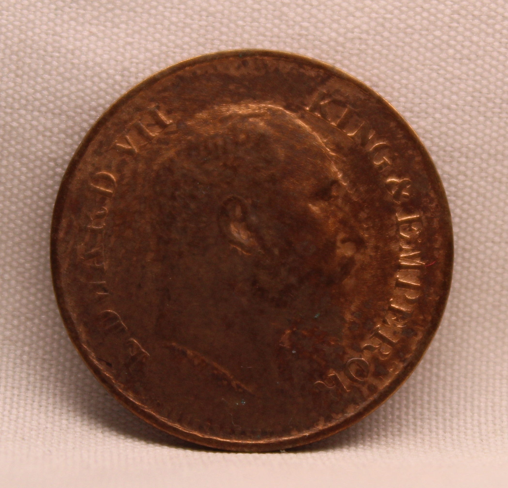 Half Pice 1908 Edward VII Bronze coins