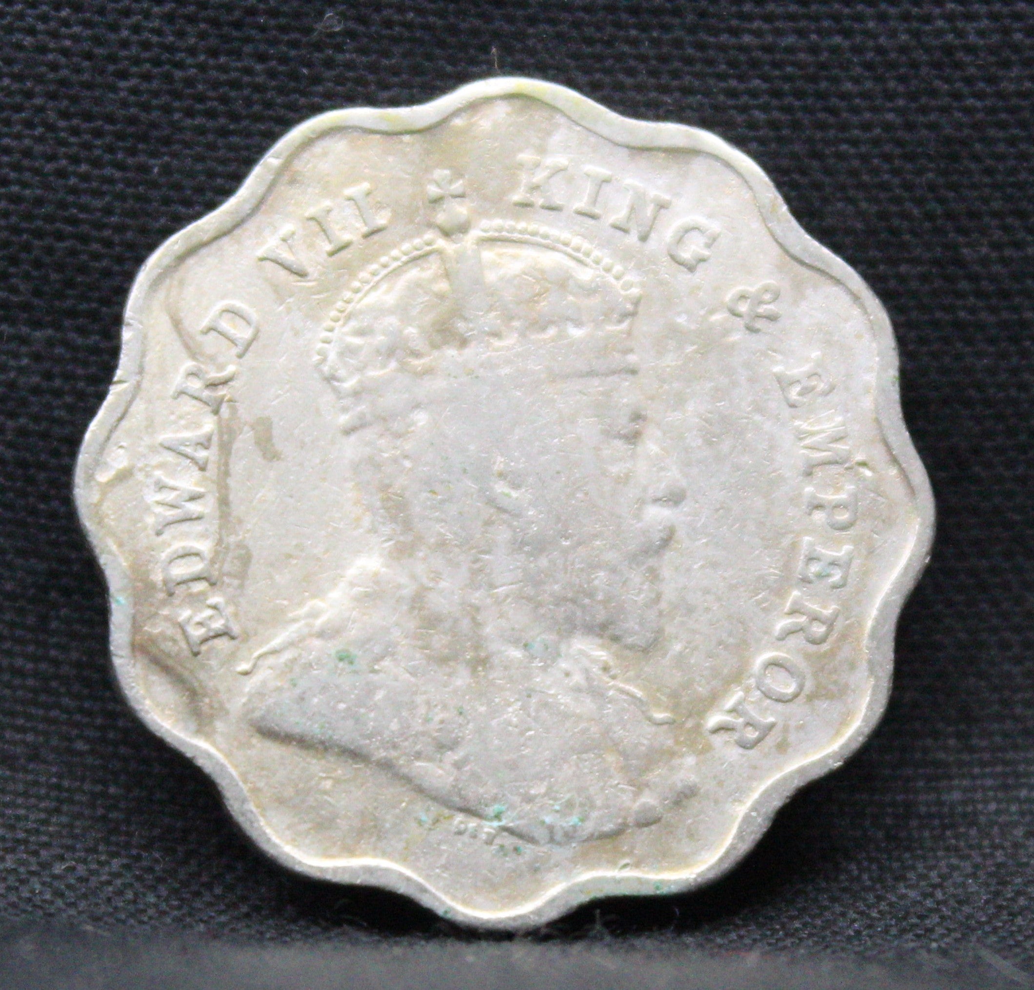 1 Anna 1909 Edward VII Copper-Nickel coins