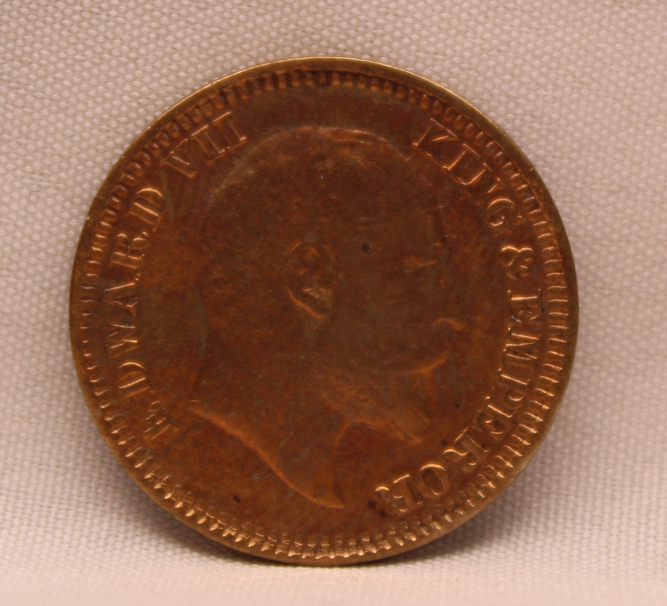 Half Pice 1909 Edward VII Bronze coins
