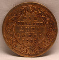 Quarter Anna 1909 Edward VII Bronze coins