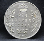 1 Rupee 1909 Edward VII Silver coins