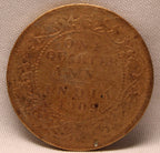 Quarter Anna 1909 Edward VII Bronze coins