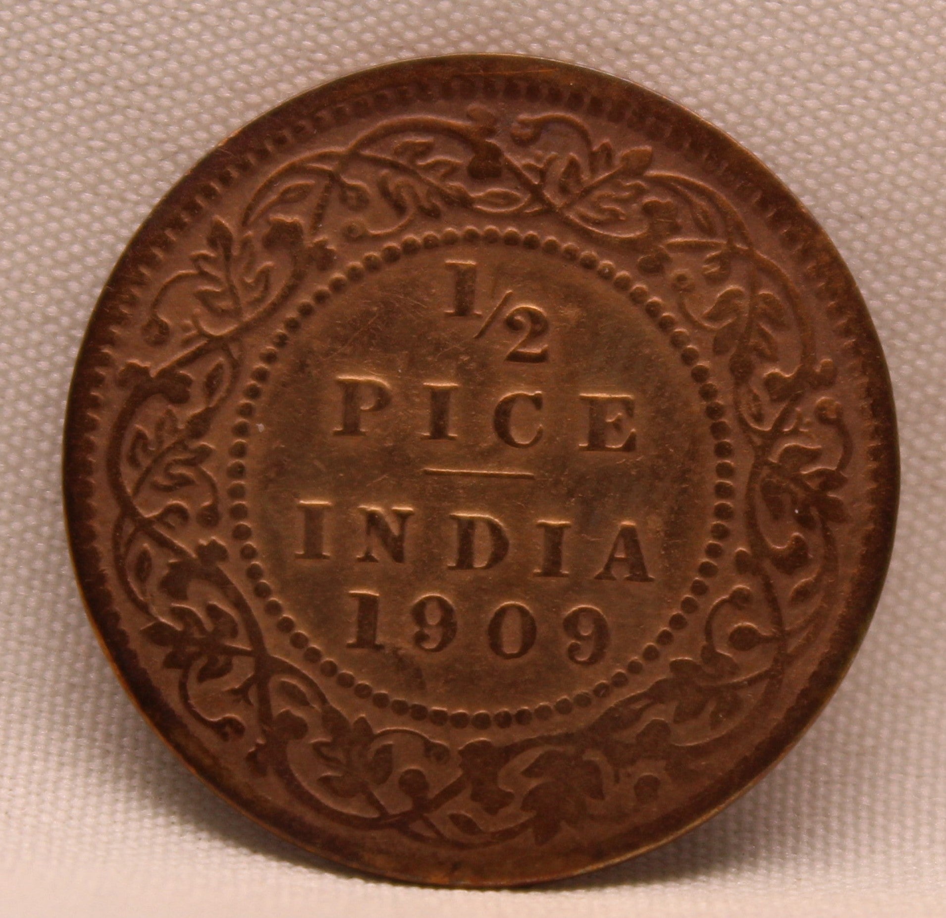 Half Pice 1909 Edward VII Bronze coins