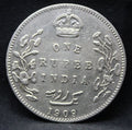 1 Rupee 1909 Edward VII Silver coins