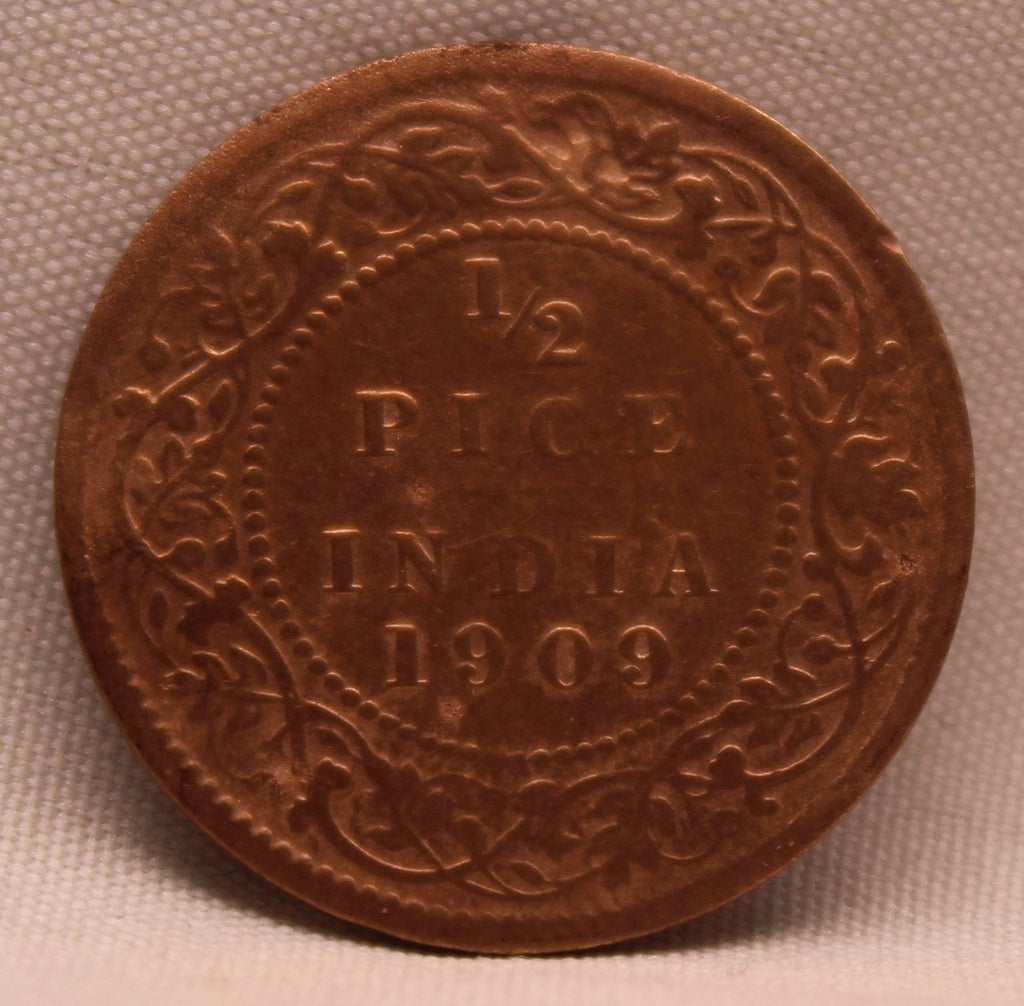 Half Pice 1909 Edward VII Bronze coins