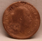 Half Pice 1909 Edward VII Bronze coins