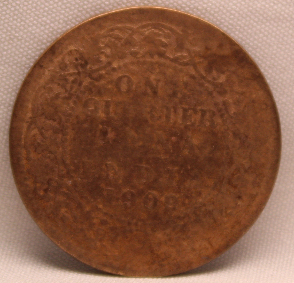 Quarter Anna 1909 Edward VII Bronze coins