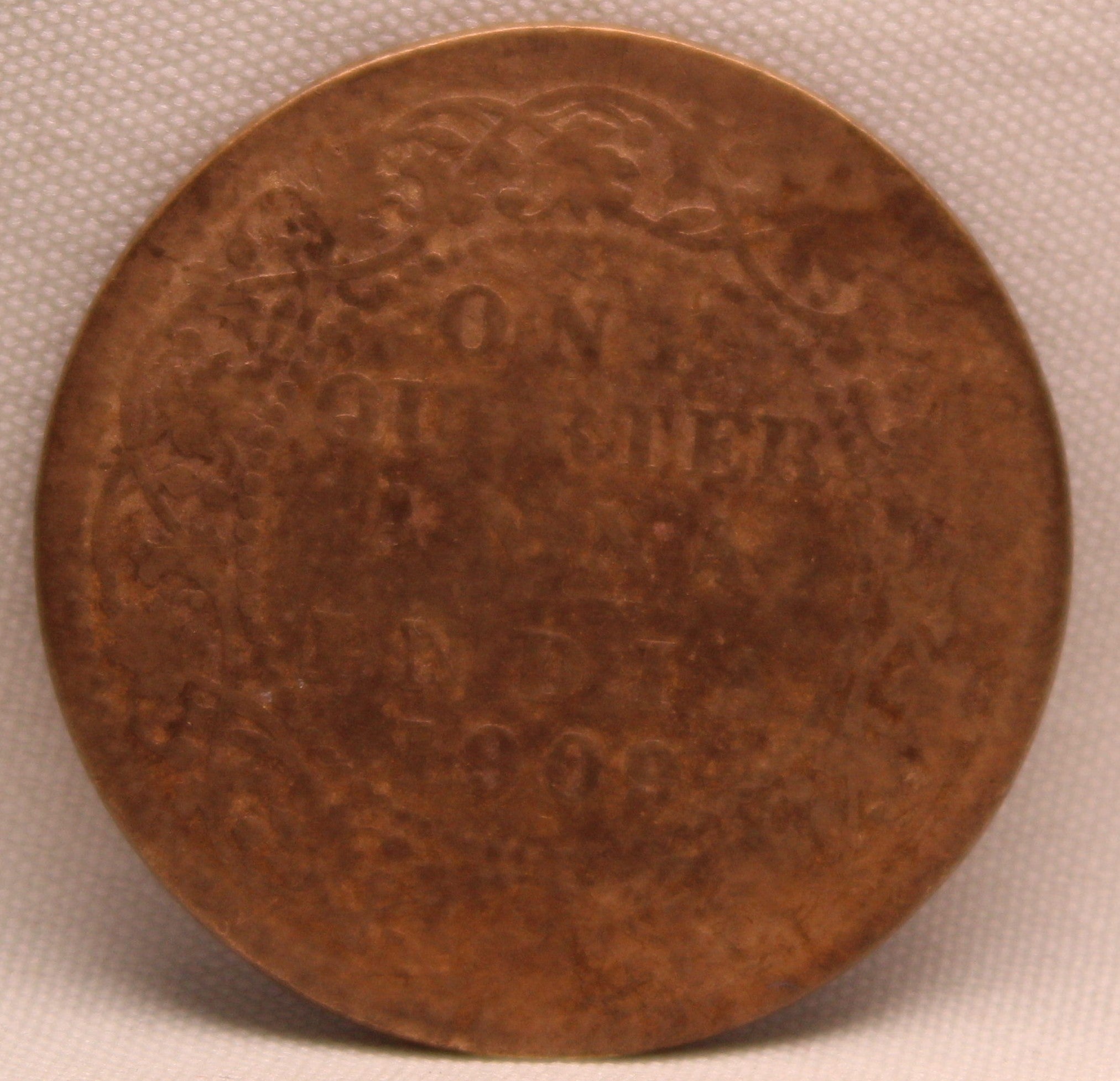 Quarter Anna 1909 Edward VII Bronze coins