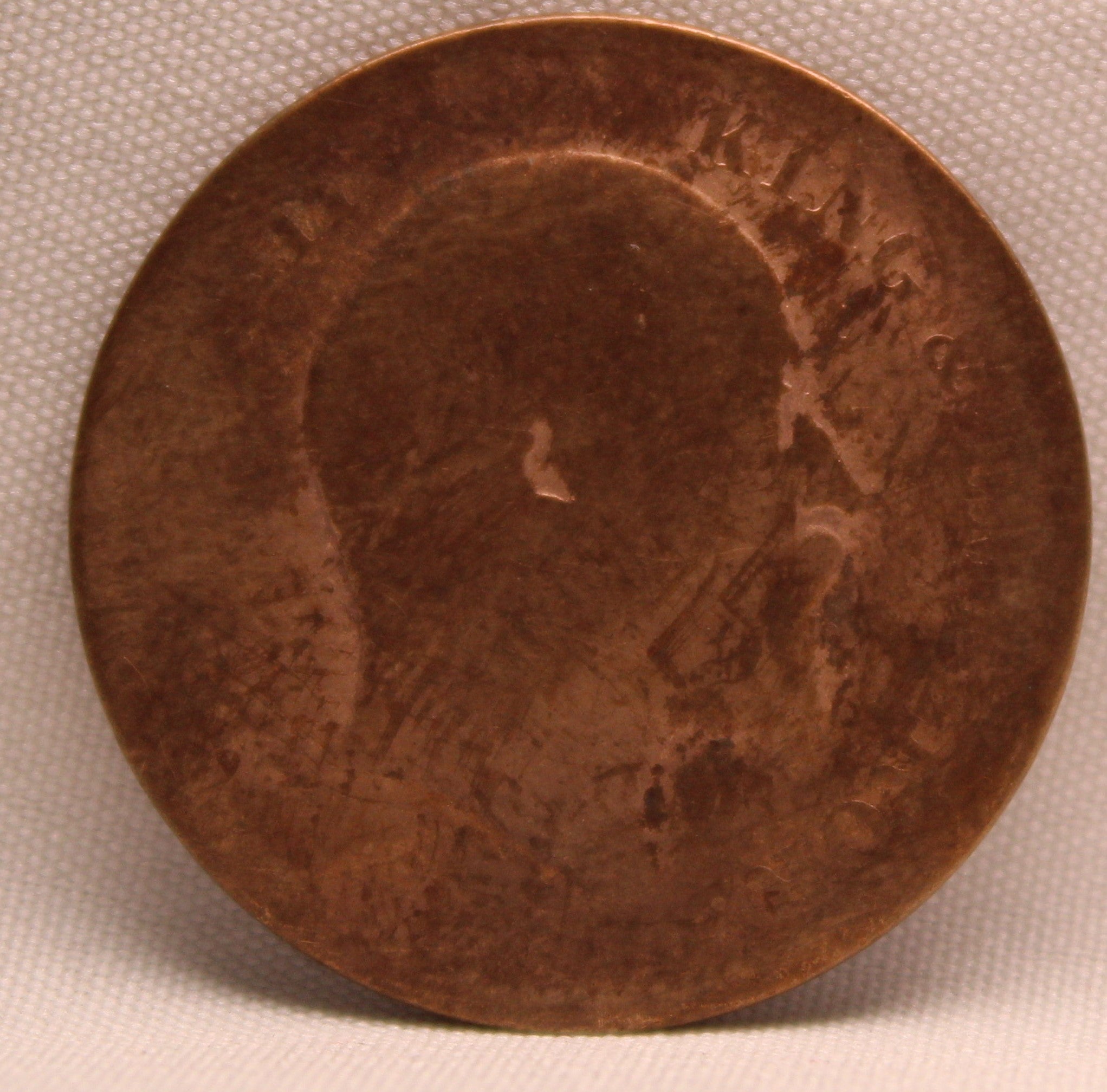 Quarter Anna 1909 Edward VII Bronze coins