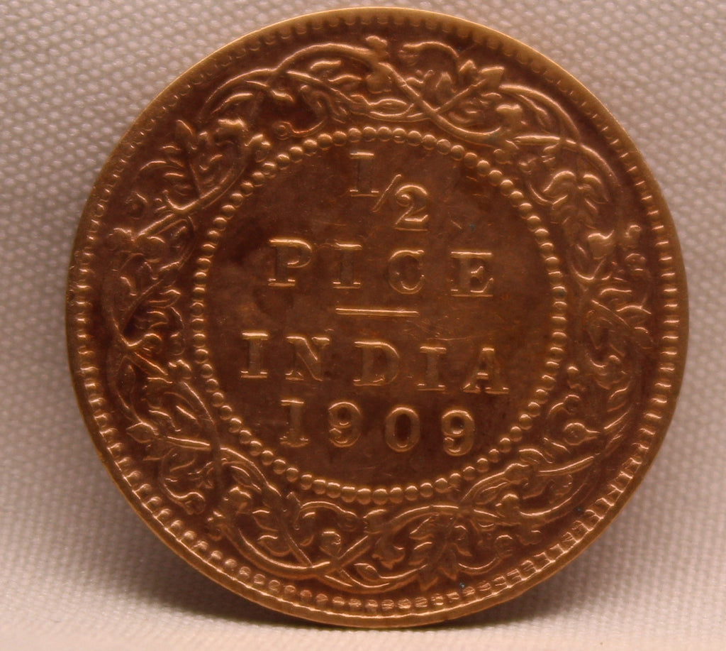 Half Pice 1909 Edward VII Bronze coins
