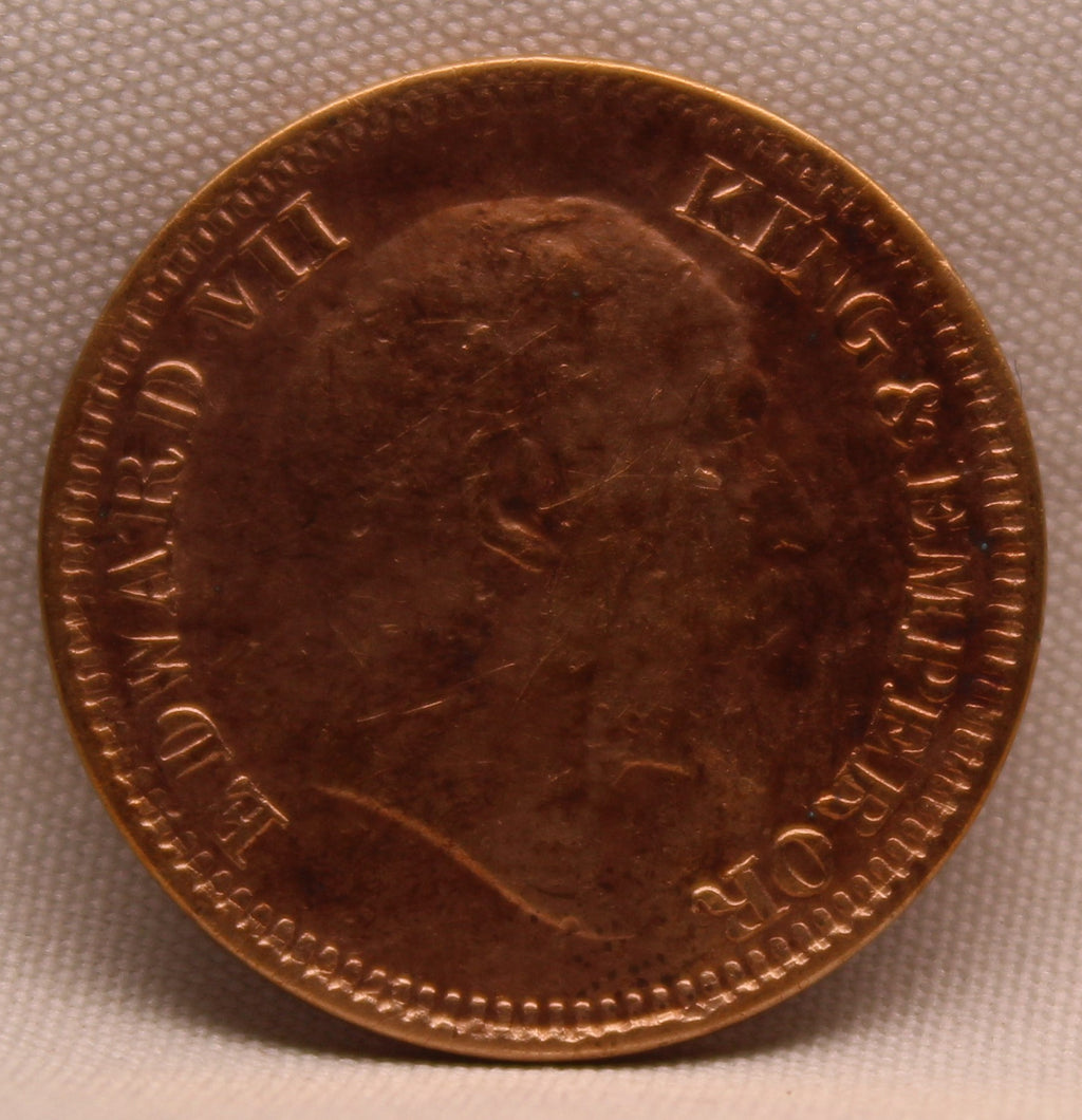 Half Pice 1909 Edward VII Bronze coins
