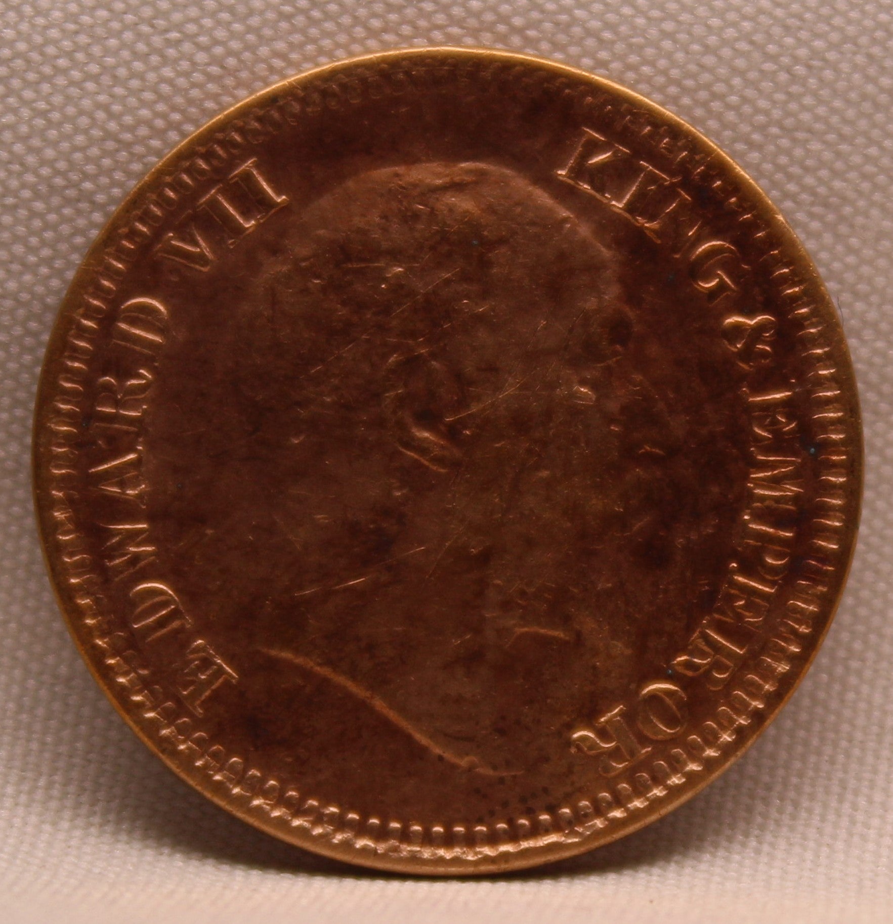 Half Pice 1909 Edward VII Bronze coins