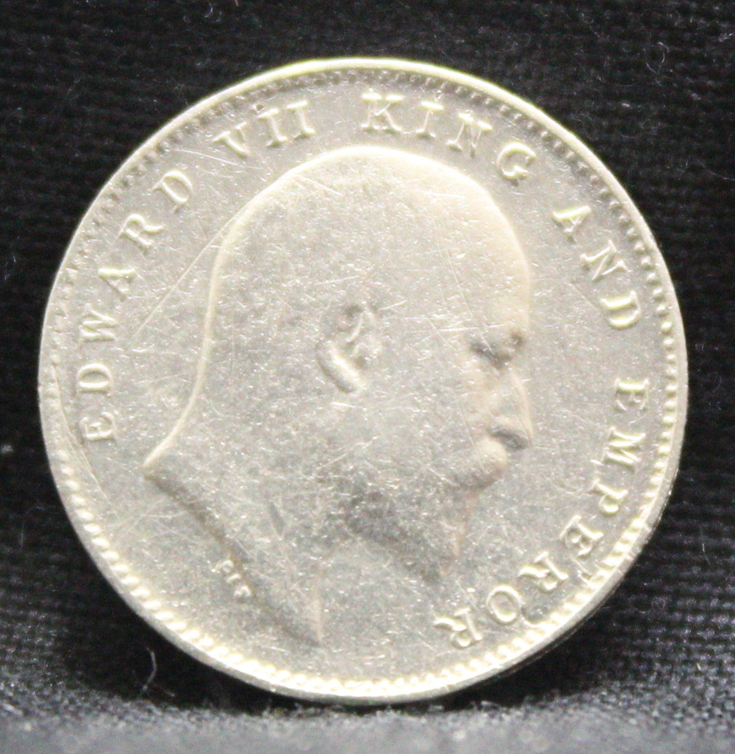 2 Annas 1909 Edward VII Silver coins
