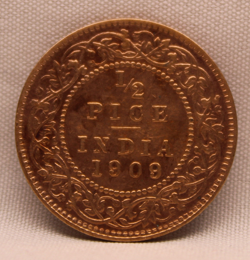Half Pice 1909 Edward VII Bronze coins
