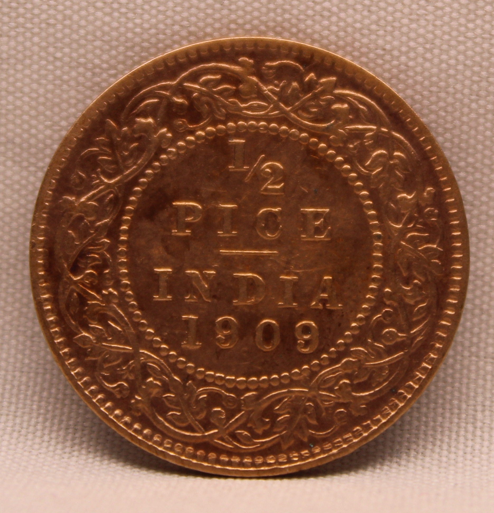 Half Pice 1909 Edward VII Bronze coins