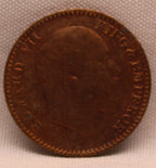1\12 Anna 1909 Edward VII Copper coins
