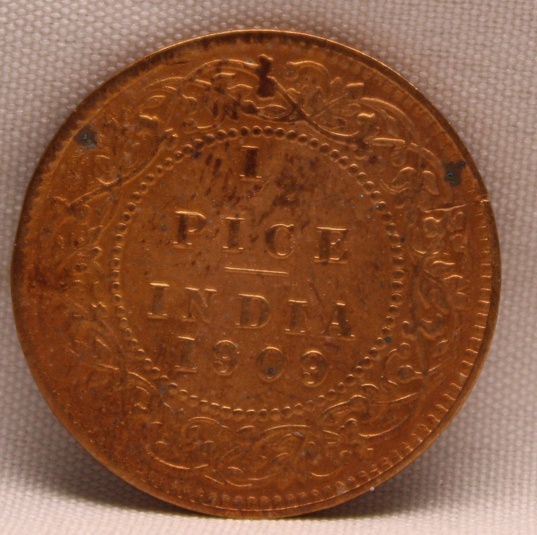 Half Pice 1909 Edward VII Bronze coins