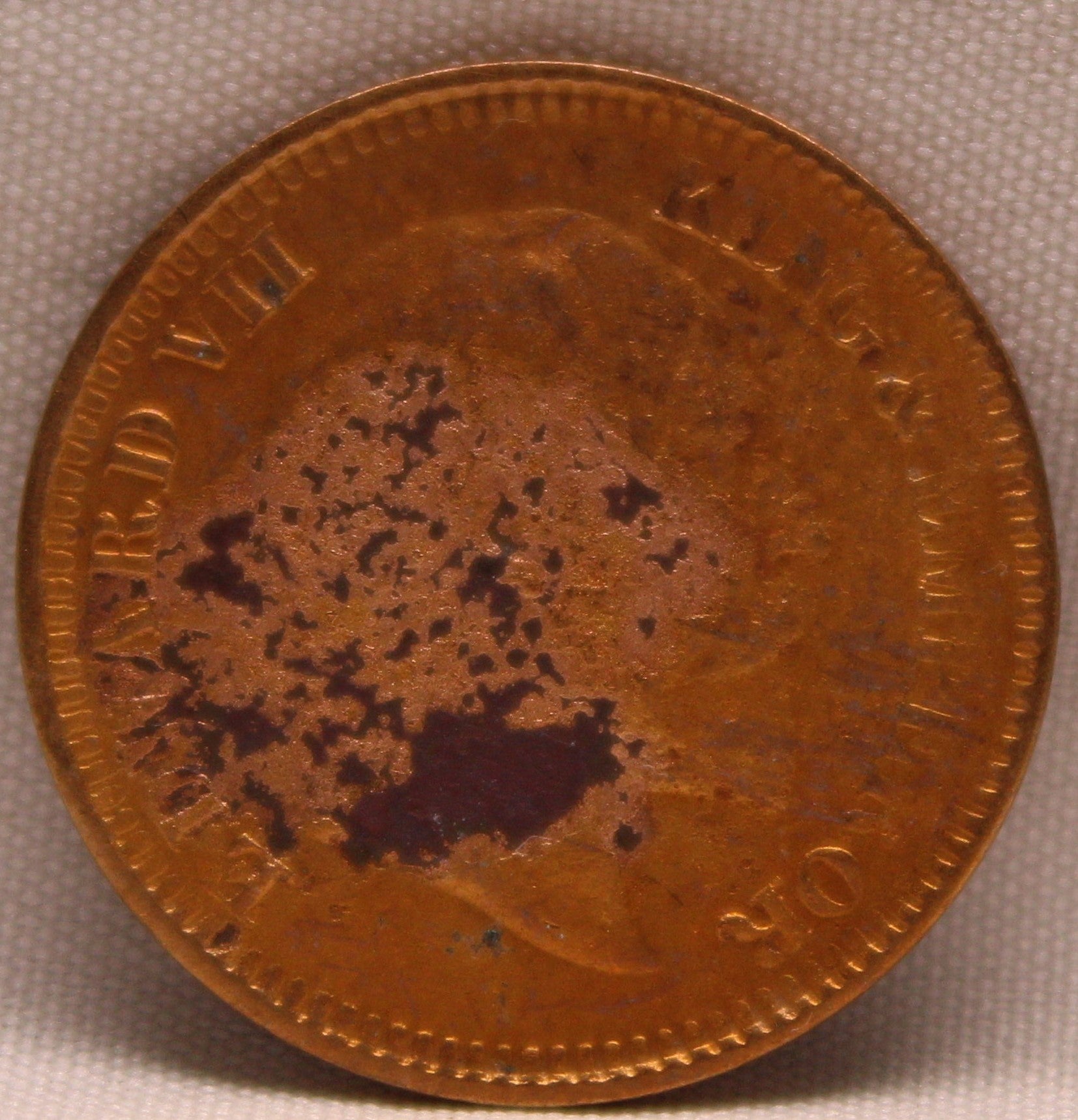 Half Pice 1909 Edward VII Bronze coins