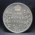 1 Rupee 1909 Edward VII Silver coins