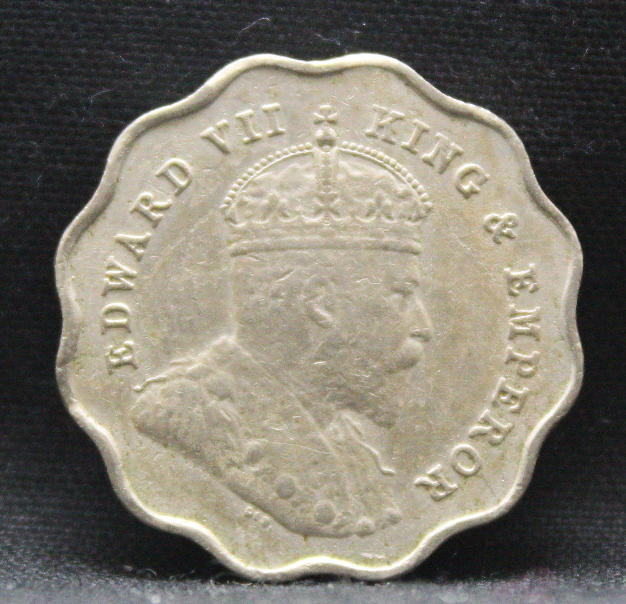 1 Anna 1909 Edward VII Copper-Nickel coins
