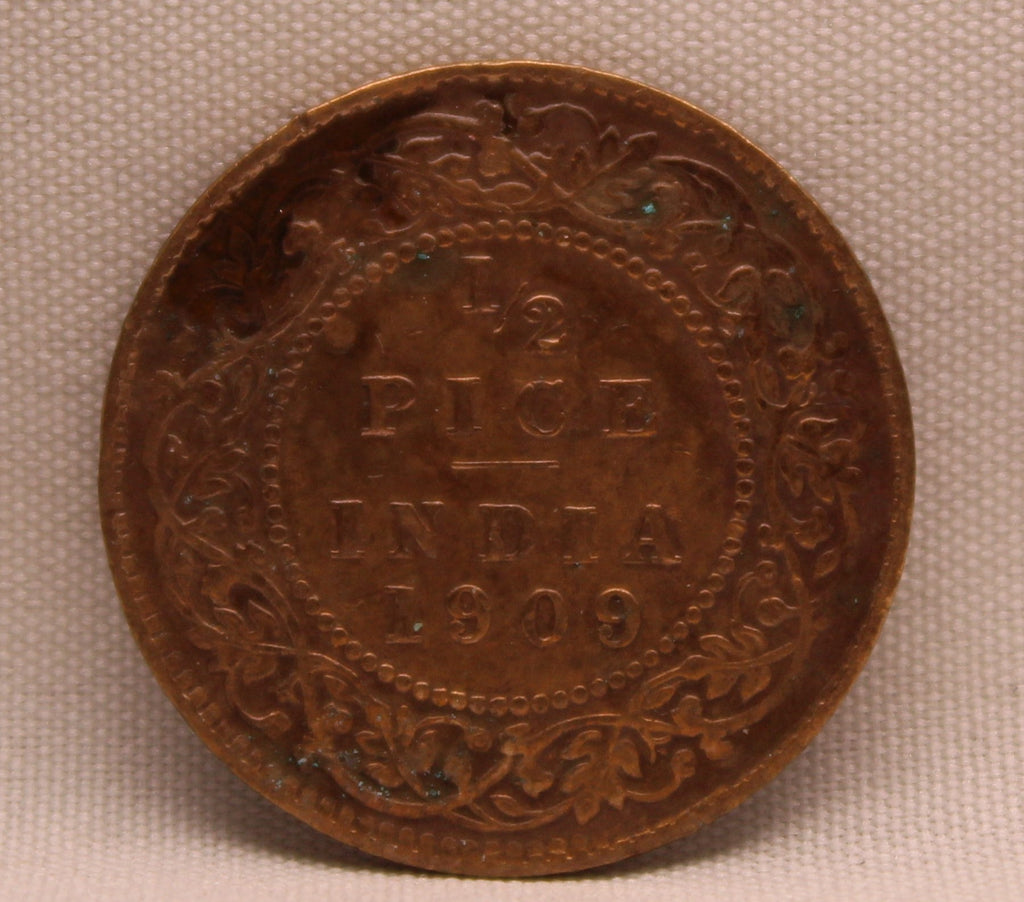 Half Pice 1909 Edward VII Bronze coins