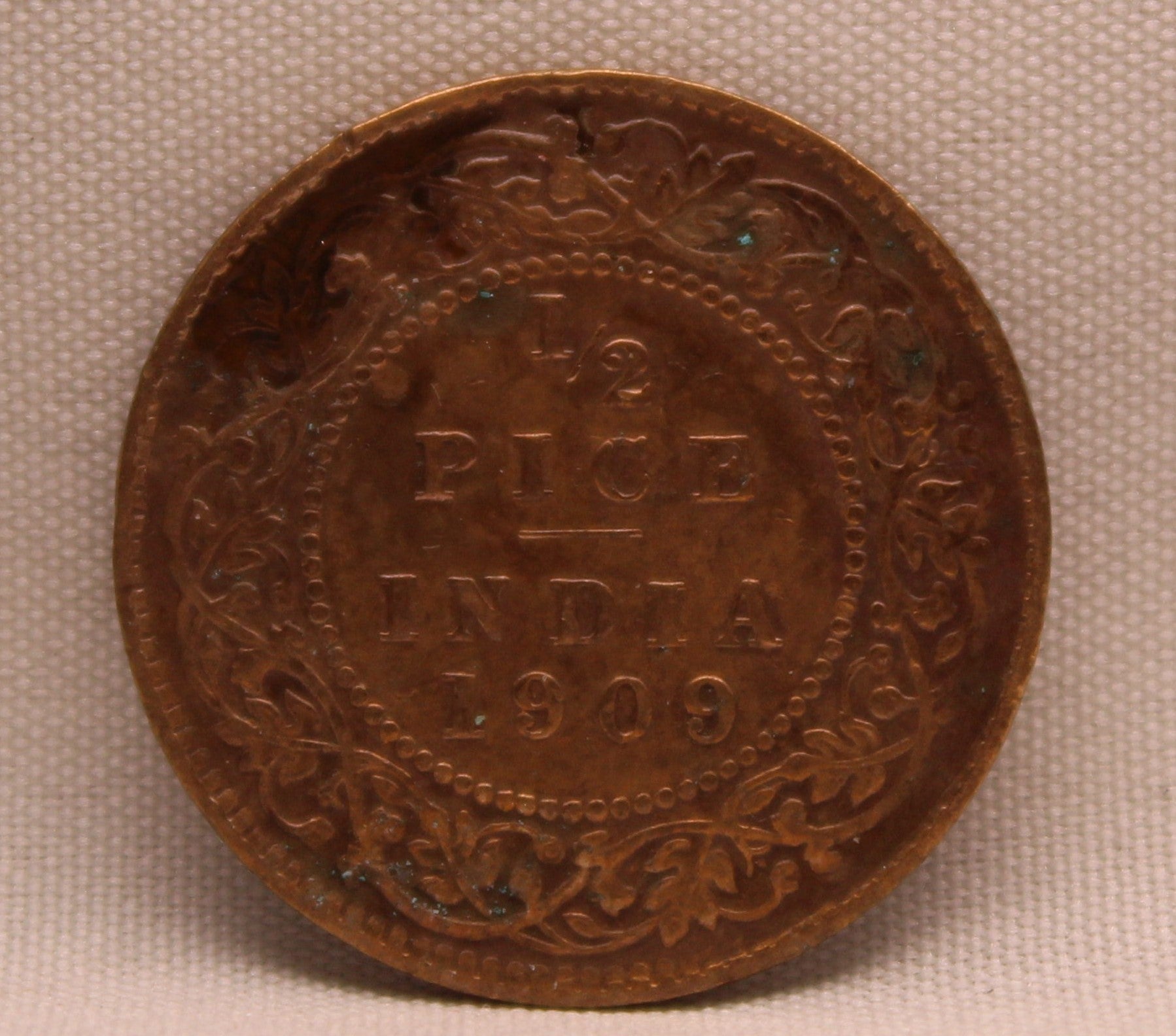 Half Pice 1909 Edward VII Bronze coins