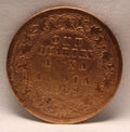 Quarter Anna 1909 Edward VII Bronze coins