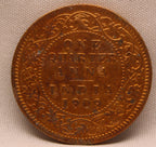 Quarter Anna 1909 Edward VII Bronze coins
