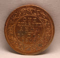 Quarter Anna 1909 Edward VII Bronze coins
