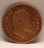 Half Pice 1909 Edward VII Bronze coins