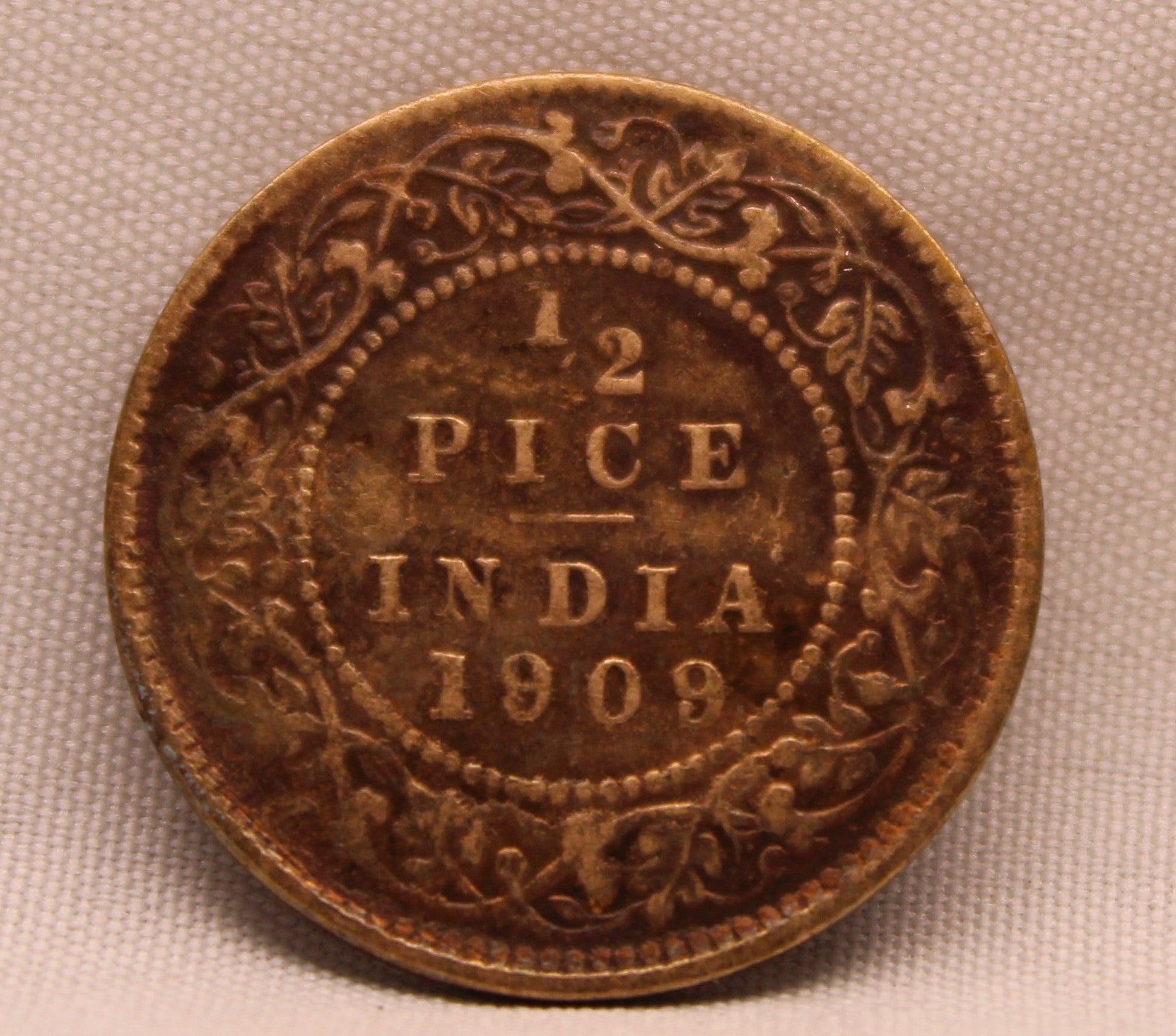 Half Pice 1909 Edward VII Bronze coins