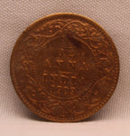 1\12 Anna 1909 Edward VII Copper coins