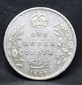 1 Rupee 1909 Edward VII Silver coins