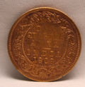 Quarter Anna 1909 Edward VII Bronze coins