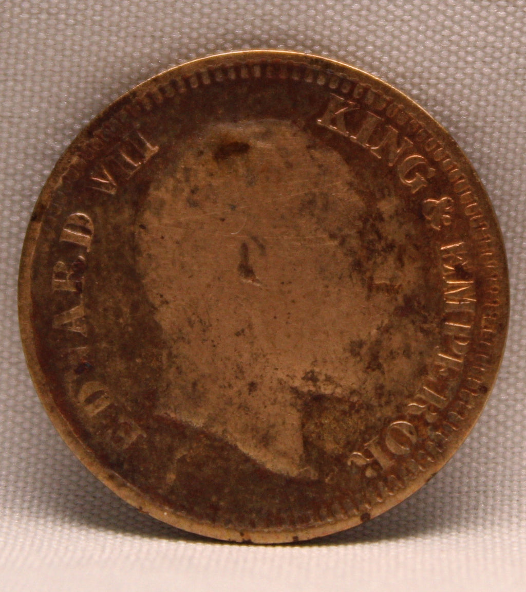 Half Pice 1909 Edward VII Bronze coins