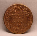 Quarter Anna 1909 Edward VII Bronze coins