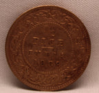 Half Pice 1909 Edward VII Bronze coins