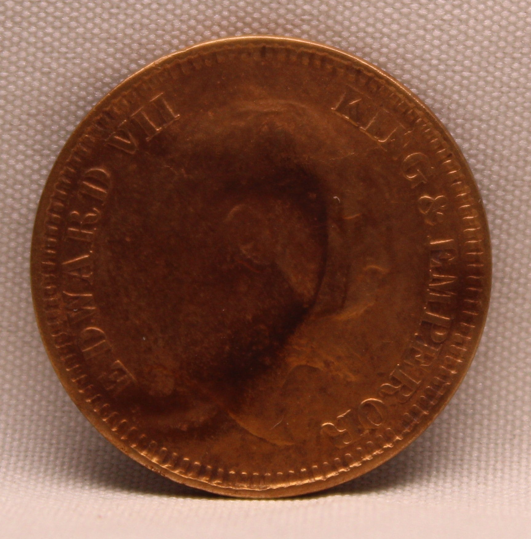 Half Pice 1909 Edward VII Bronze coins