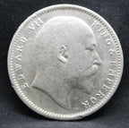 1 Rupee 1909 Edward VII Silver coins