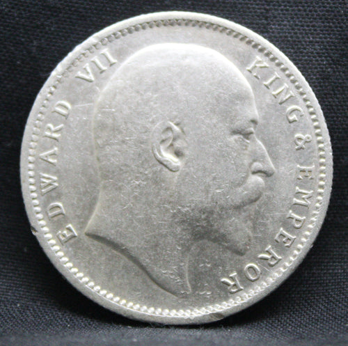 1 Rupee 1909 Edward VII Silver coins
