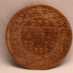 Quarter Anna 1909 Edward VII Bronze coins